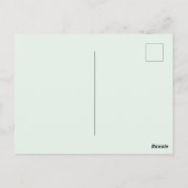 私のカワウソなパートナーへ 面白い誕生日メッセージ 夫婦 ポストカード (裏面)