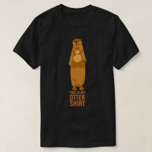 私のカワウソのワイシャツ Tシャツ
