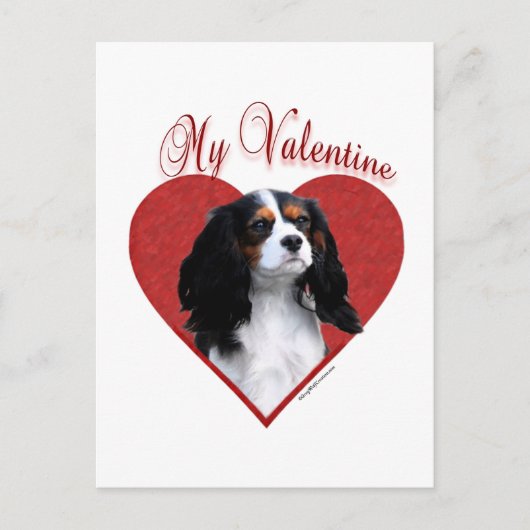 私のカヴァリエバレンタイン シーズンポストカード (正面)