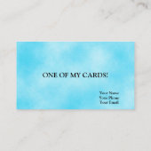 「私のカードの一おもしろいつ」 名刺 (裏面)