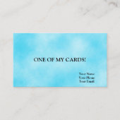 「私のカードの一おもしろいつ」 名刺 (正面)