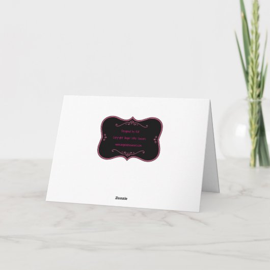 私のカードを殺してくれてありがとう カード (裏面)