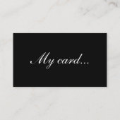 私のカード 名刺 (裏面)