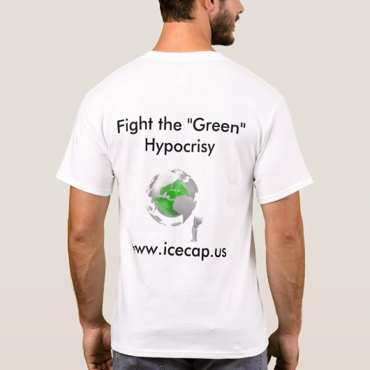 私のカーボン足跡はあなたのより大きいです Tシャツ (裏面)