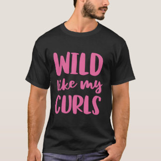 私のカールの巻き毛のように Tシャツ