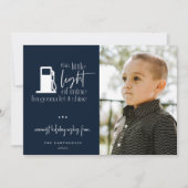 私のガスのユーモアの写真のこの小さな光 シーズンカード (正面)