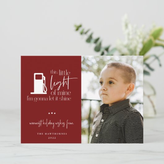 私のガスのユーモアの写真のこの小さな光 シーズンカード (スタンド正面)