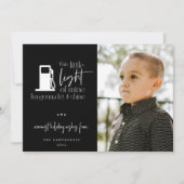 私のガスのユーモアの写真のこの小さな光 シーズンカード (正面)