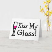 私のガラスに接吻して下さい カード (黄色い花)