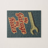 私のガレージ私の規則 ジグソーパズル (横)