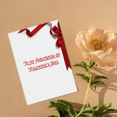 私のガールフレンドにハッピーバレンタインデー シーズンカード