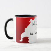 私のガールフレンドはスイス人だが、とにかく彼女を愛している マグカップ (左)