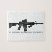 私のガールフレンドは私がAR15にアクセサリーを付けるべきであることを言います ジグソーパズル (横)