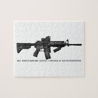 私のガールフレンドは私がAR15にアクセサリーを付けるべきであることを言います ジグソーパズル
