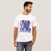 私のガールフレンド1のための戦いの結腸癌 Tシャツ (正面フル)