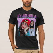 私のガールフレンド90sヴィンテージ名写真記念日 tシャツ (正面)