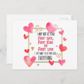 私のキスがあなたの初めてではないかもしれない 初恋の人ではないかもしれない ポストカード (正面/裏面)