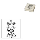 私のキッチンの名言 ラバースタンプ (押印)