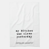 私のキッチンは昨日キッチンタオルがきれいだった キッチンタオル (縦)