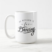 私のキッチンは踊りマグ用 コーヒーマグカップ (左)