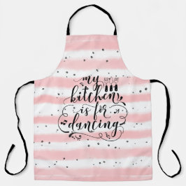 私のキッチンは踊り エプロン