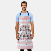 私のキッチンは踊り エプロン (着用した状態)