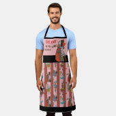 私のキッチンクイーンエプロンから出る エプロン (着用した状態)