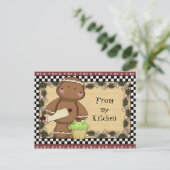 私のキッチンポストカードからのジンジャーパン ポストカード (スタンド正面)