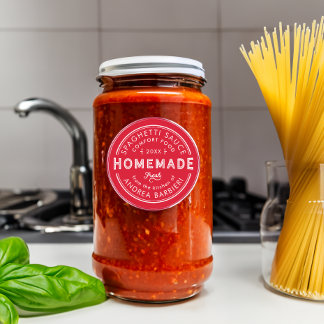 私のキッチン缶詰ラベルの色から生カスタム生 ラウンドシール