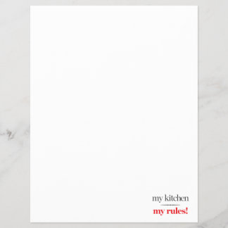 私のキッチン、私のルール チラシ