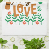 私のキッチン、私の愛 キッチンタオル (折り畳み)