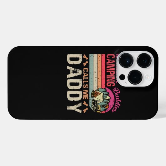 私のキャお気に入りのンピング仲間は私をパパヴィンテージと呼ぶ iPhoneケース (裏面横)