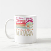 私のキャお気に入りのンピング仲間は私をマモーヴィンテージと呼ぶ コーヒーマグカップ (左)