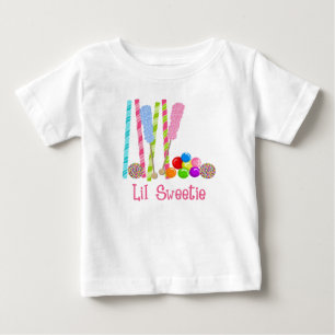 私のキャンデー、棒つきキャンデーおよびGumballs Oh ベビーTシャツ