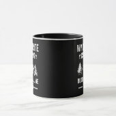 私のキャンプ仲間がパパと呼ぶのが好き マグカップ (中央)