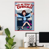 私のキュービシレから解放して! ポスター (ホームオフィス)