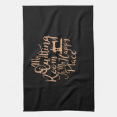 私のキルティングルームは私の幸せな場所 – キルティング キッチンタオル (縦)