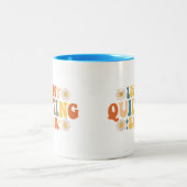 私のキルティング時代 ツートーンマグカップ (中央)