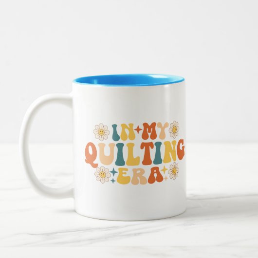 私のキルティング時代 ツートーンマグカップ (左)