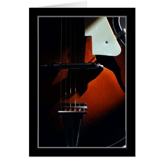 私のギターがグリーティングカードを優しく眠るとき (正面)