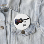 私のギターが穏やかに出血する間、 缶バッジ (インサイチュ)