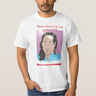 私のギターはどこにか。ありますか。か。 Tシャツ
