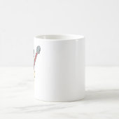 私のギターは人生が美しい前向き。 コーヒーマグカップ (中央)