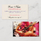 "私のギターは決して断りません! " 名刺 (正面/裏面)