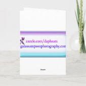 私のギフトに感謝 犬のグリーティングカード サンキューカード (裏面)