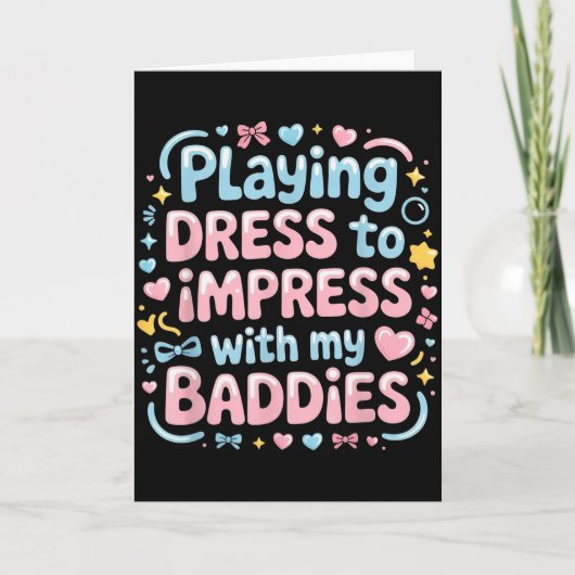 私のギャルたちと一緒に、おしゃれして気合い入れて遊ぶ カード (正面)