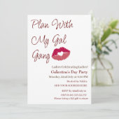 私のギャル集団ガレパーソナライズされたンティンの日で計画 招待状 (スタンド正面)