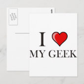 私のギーク ポストカード (正面/裏面)