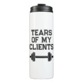 私のクライアントの涙パーソナルトレーナーギフトフィットネス タンブラー (正面)