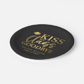 私のクラスのさようならエレガントな卒業パーティーに接吻して下さい ペーパープレート (アングル)